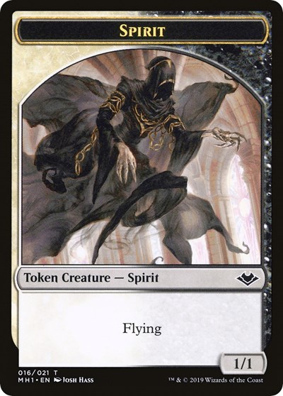Spirit Golem Double Sided Token