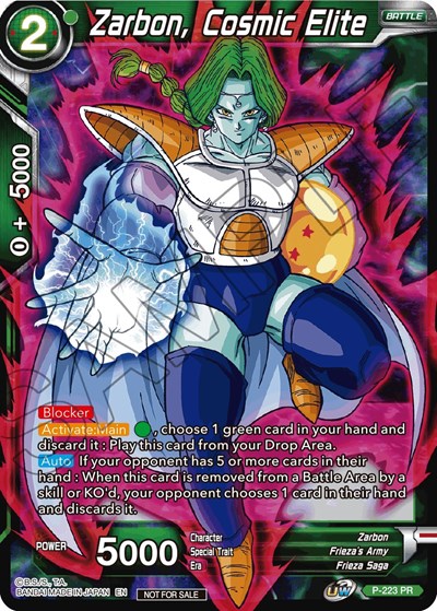 Zarbon, Cosmic Elite (Gold Stamped)