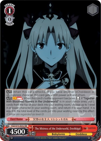 The Mistress of the Underworld, Ereshkigal card