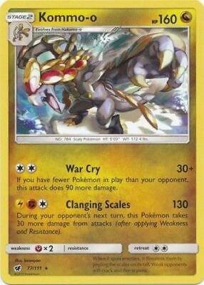 Kommo-o - 77/111 (Cracked Ice Holo) 077/111 from Deck Exclusives