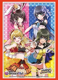 Bushiroad Sleeve Collection HG Vol.2683: D4DJ Groovy Mix - Happy Around! (60-Pac · Bushiroad Card Sleeves
