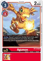 Agumon - BT1-010 - Release Special Booster 1.0 - Digimon Card Game