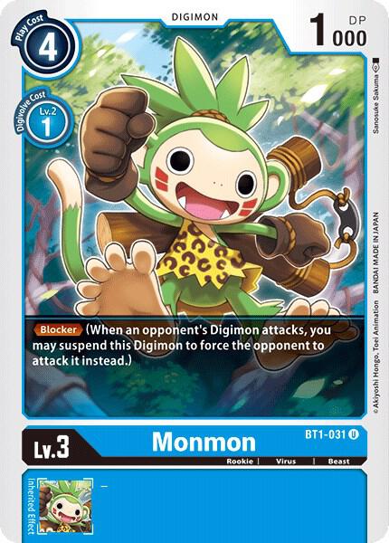 Monmon - Release Special Booster 1.0 - Digimon Card Game