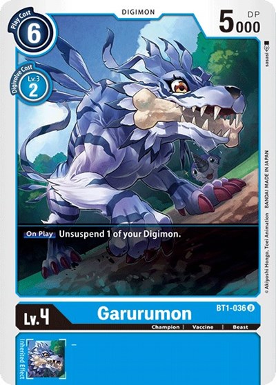 Garurumon BT1 036