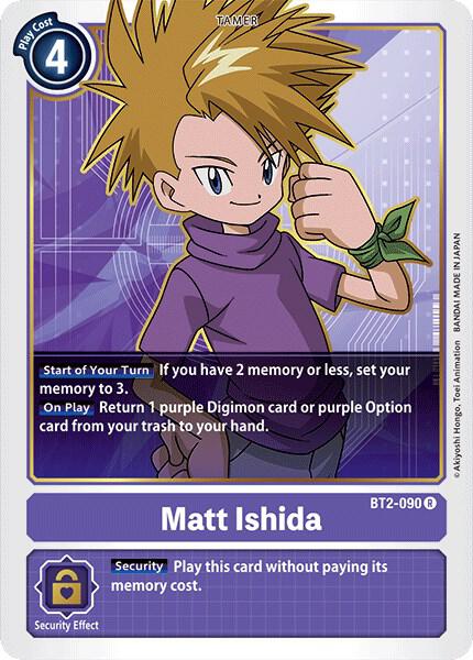 Matt Ishida - BT2-090 - Release Special Booster 1.0 - Digimon Card Game -  TCGplayer.com