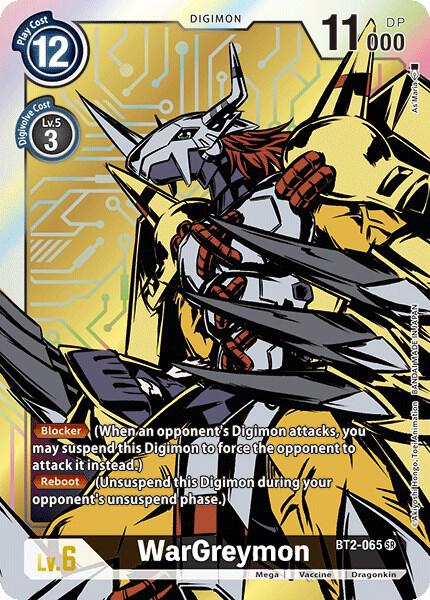 WarGreymon - BT2-065 (Alternate Art) - Release Special Booster 1.0