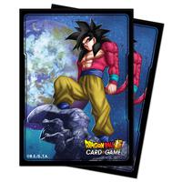 dragon ball super card game sleeve size 64ct Official Card Sleeves Their premium finish ensures smooth shuffling and reliable gameplay Dragon Ball Super SS4 Son