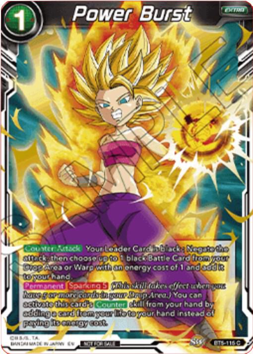 Power Burst (Gold Stamped) #BT5-115 — Tournament Promotion Cards