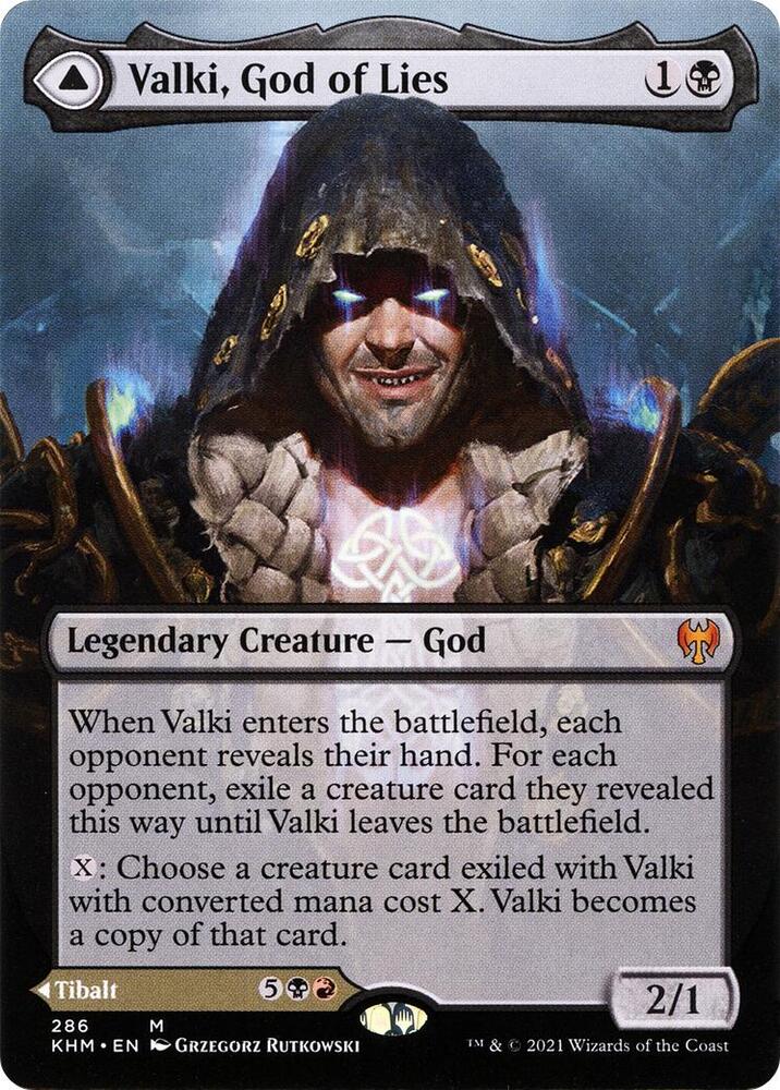 Valki, God of Lies (Borderless) - Kaldheim - Magic: The Gathering