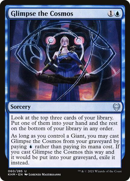 Glimpse the Cosmos - Kaldheim - Magic: The Gathering - TCGplayer.com