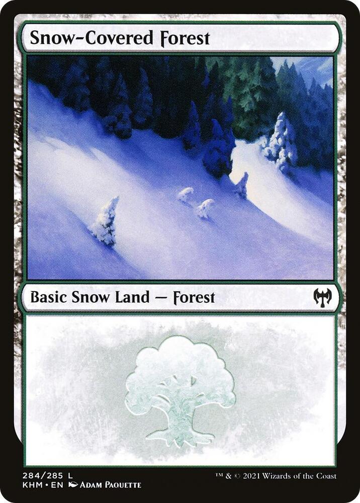 Snow-Covered Forest (284) - Kaldheim - Magic: The Gathering