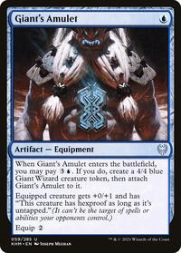 Giant's Amulet - Kaldheim - Magic: The Gathering card