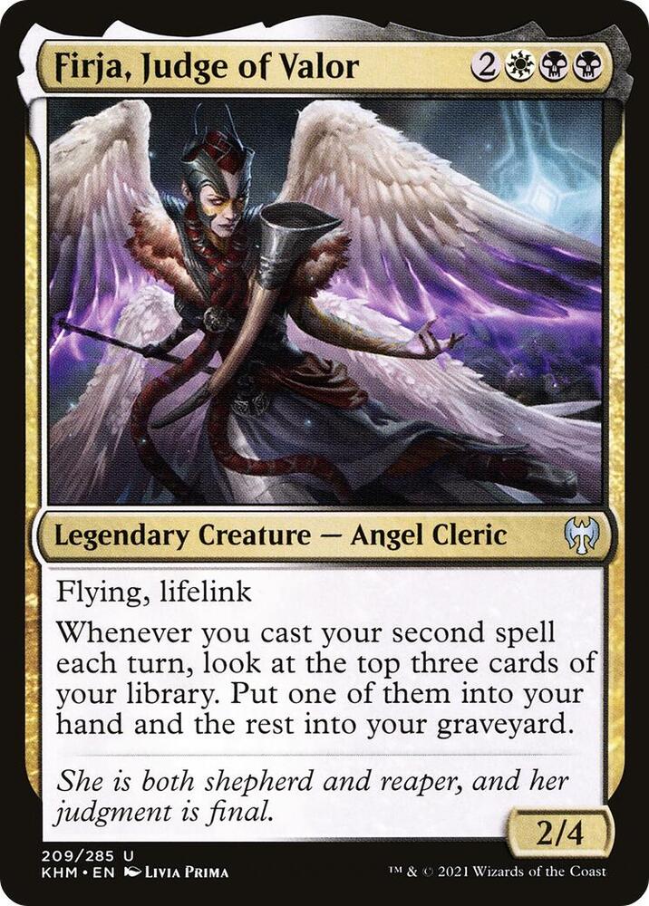 Firja, Judge of Valor - Kaldheim - Magic: The Gathering