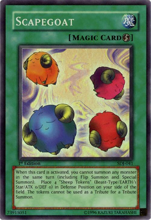 エラー スケープ・ゴート ホイルズレ Scapegoat SDY-041 Scapegoat - Starter Deck: Joey - YuGiOh - TCGplayer.com