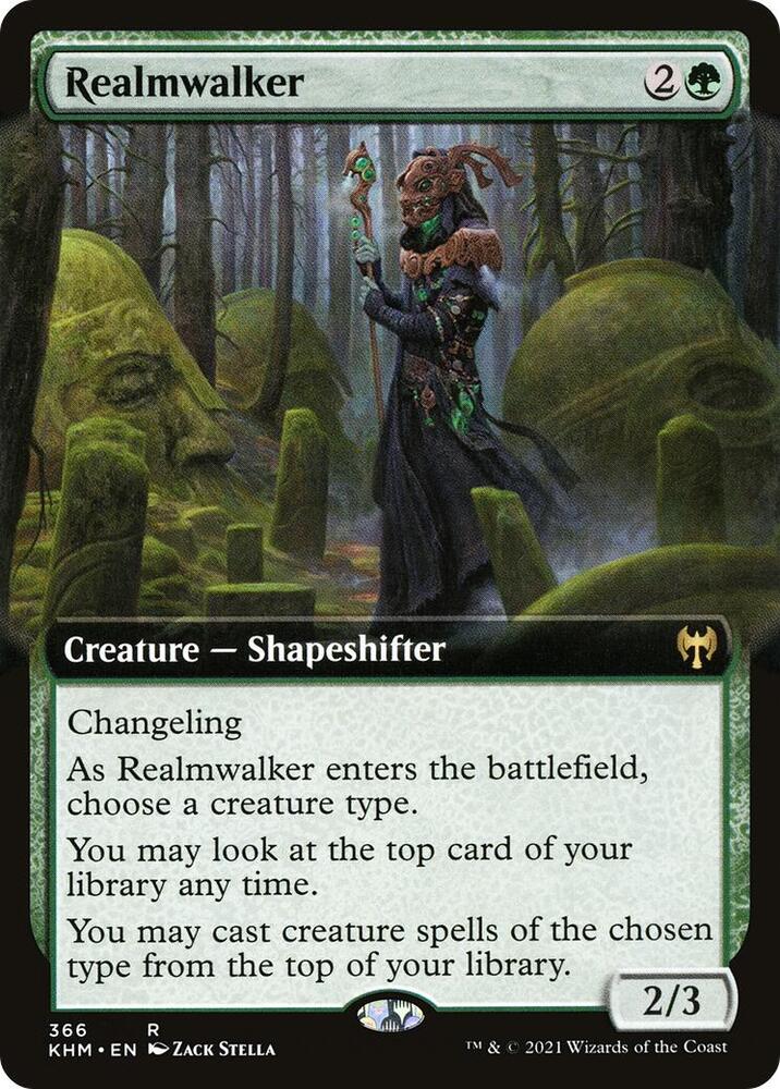 Realmwalker (Extended Art) - Kaldheim - Magic: The Gathering - TCGplayer.com