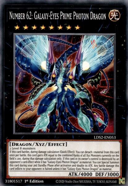 Number 62: Galaxy-Eyes Prime Photon Dragon - Legendary Duelists
