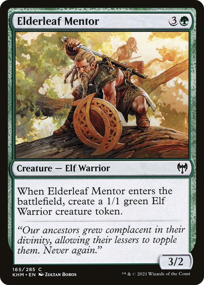 Elderleaf Mentor - Kaldheim - Magic: The Gathering - TCGplayer.com