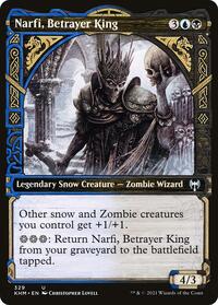 Narfi, Betrayer King (Showcase) - Kaldheim - Magic: The Gathering card
