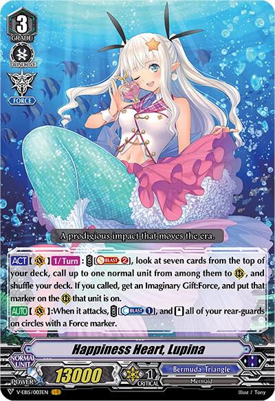 Happiness Heart, Lupina - V-EB15: Twinkle Melody - Cardfight