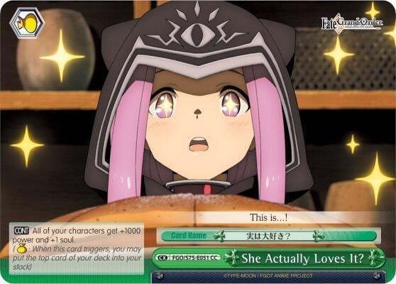 She Actually Loves It?