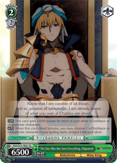 The One Who Has Seen Everything, Gilgamesh