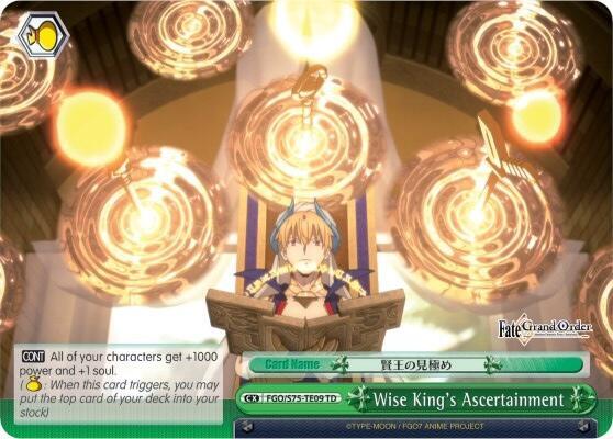 Wise King's Ascertainment