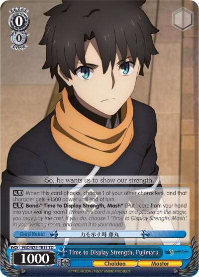 Time to Display Strength, Fujimaru
