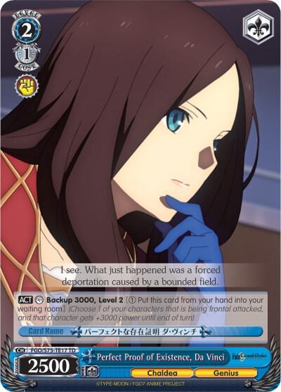 Perfect Proof of Existence, Da Vinci