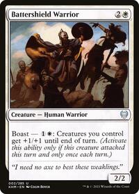 Battershield Warrior - Kaldheim - Magic: The Gathering card