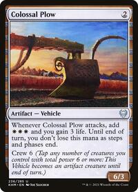 Colossal Plow - Kaldheim - Magic: The Gathering card