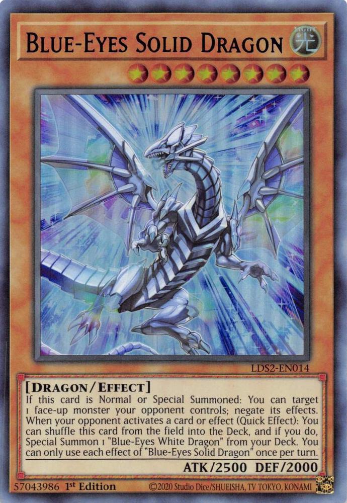 Blue-Eyes Solid Dragon