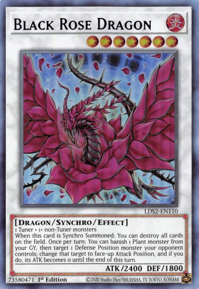  ♡ Rose Dragon Black Rose Dragon (Purple) - Legendary Duelists: Season 2 - YuGiOh