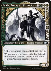 Maja, Bretagard Protector (Showcase) - Kaldheim - Magic: The Gathering card