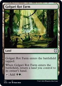 Golgari Rot Farm - Commander: Kaldheim - Magic: The Gathering card