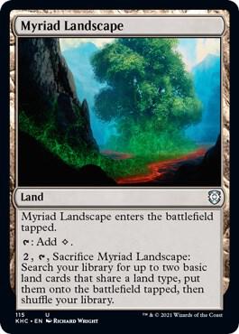 Myriad Landscape - Commander: Kaldheim - Magic: The Gathering - TCGplayer.com Myriad Landscape - Commander: Kaldheim - Magic: The Gathering - TCGplayer.com