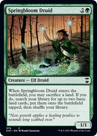 Springbloom Druid (Commander: Kaldheim)