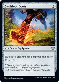 Swiftfoot Boots - Commander: Kaldheim - Magic: The Gathering card