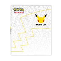 pokemon 25th jumbo card binder for Jumbo Cards, iofeiwak Oversized 2 Pockets Card Binder with 3 Rings - Holds 80 Cards with 40 Removable Sleeves Celebrate 25 years of Pokmon with this oversized binder Pokemon - First Partner Collector's