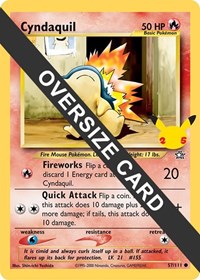 Cyndaquil #057/111 from First Partner Pack Pokemon card image