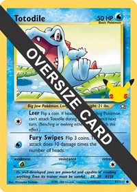 Totodile #081/111 from First Partner Pack Pokemon card image