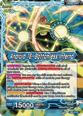 Android 16 // Android 16, Bottomless Inferno