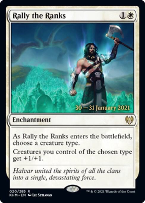 Rally the Ranks #20s — Kaldheim Promos