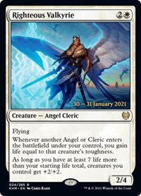 Righteous Valkyrie (Prerelease Cards)