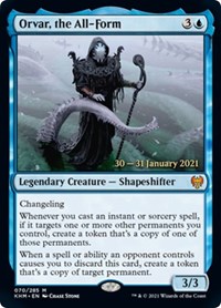 Orvar, the All-Form (Prerelease Cards)