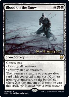Blood on the Snow #79 – Prerelease Cards (Rare)