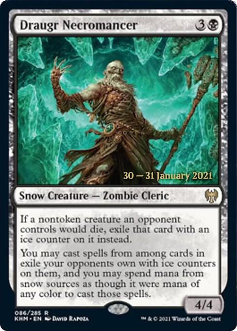 Draugr Necromancer #86s — Kaldheim Promos