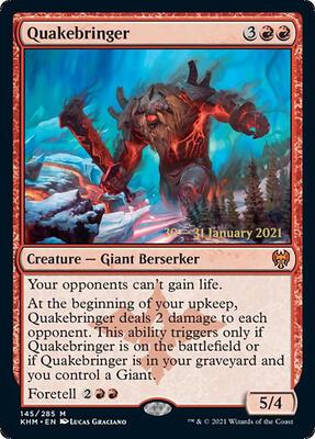 Quakebringer #145 – Prerelease Cards (Mythic)