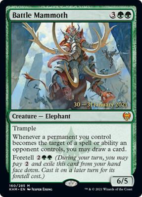 Battle Mammoth #160 – Prerelease Cards (Mythic)