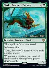 Toski, Bearer of Secrets (Prerelease Cards)