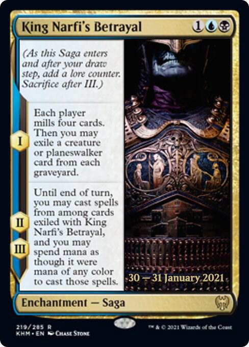 King Narfi's Betrayal #219s — Kaldheim Promos